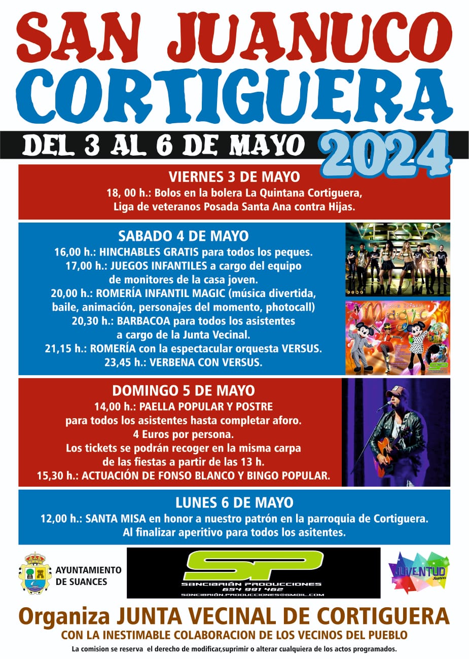 Cortiguera se viste de fiesta para celebrar San Juanuco 2024