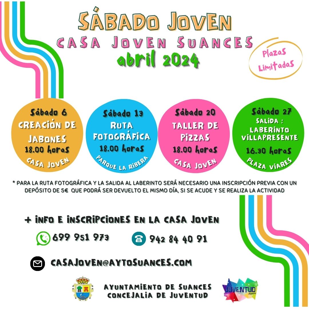 Vuelve el programa “Sábado Joven” de Suances con actividades gratuitas