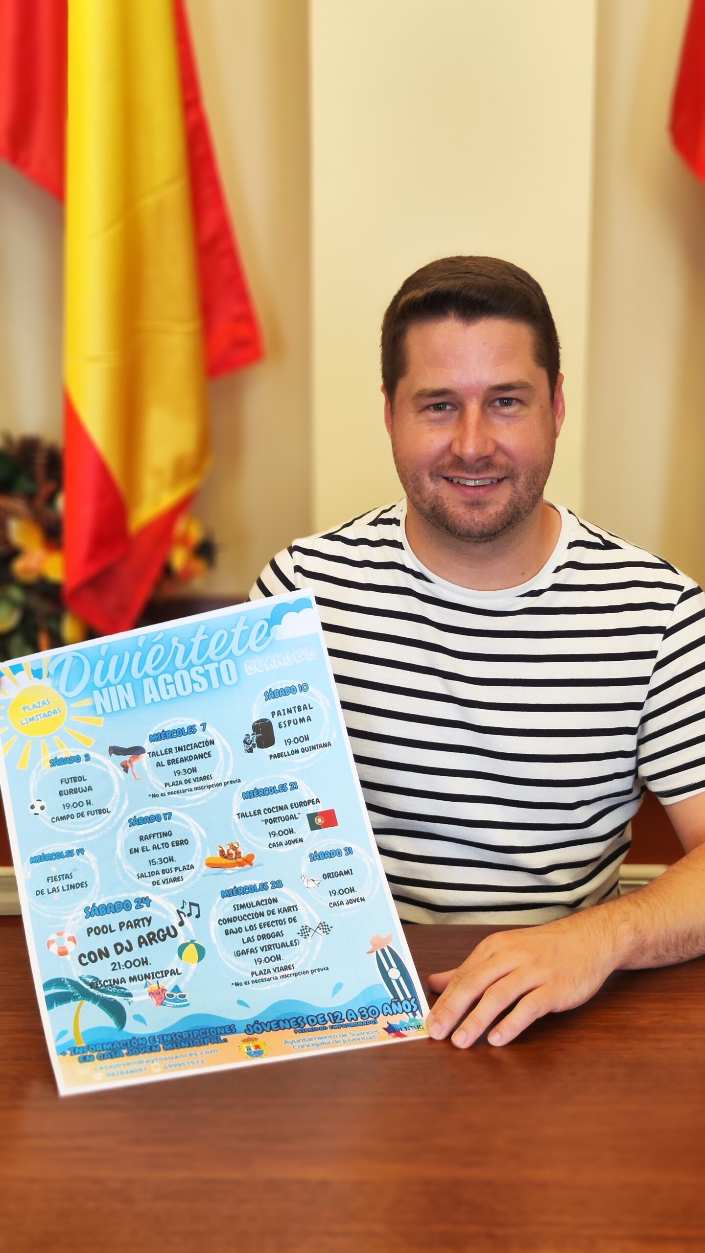 Una jornada de rafting y una sesión de pool party entre las propuestas del programa “Diviértete Nin” para agosto