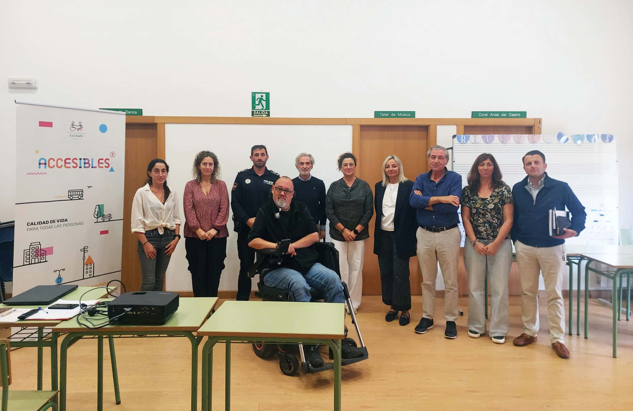 COCEMFE Cantabria celebra un encuentro «Accesibles» con el Ayuntamiento de Suances