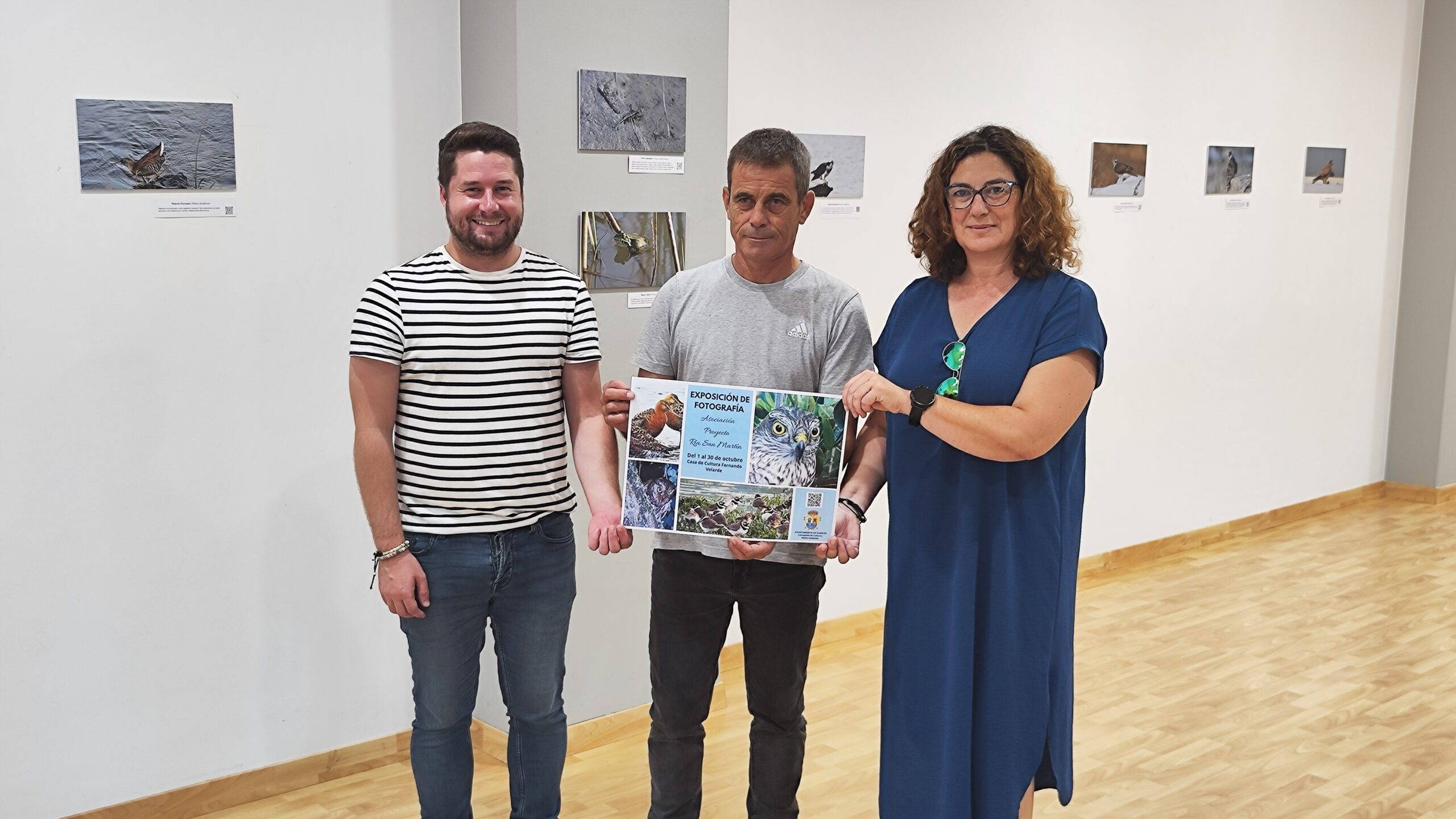 Inaugurada en la Casa de Cultura Fernando Velarde la muestra fotográfica de aves de la Asociación Proyecto Ría San Martín