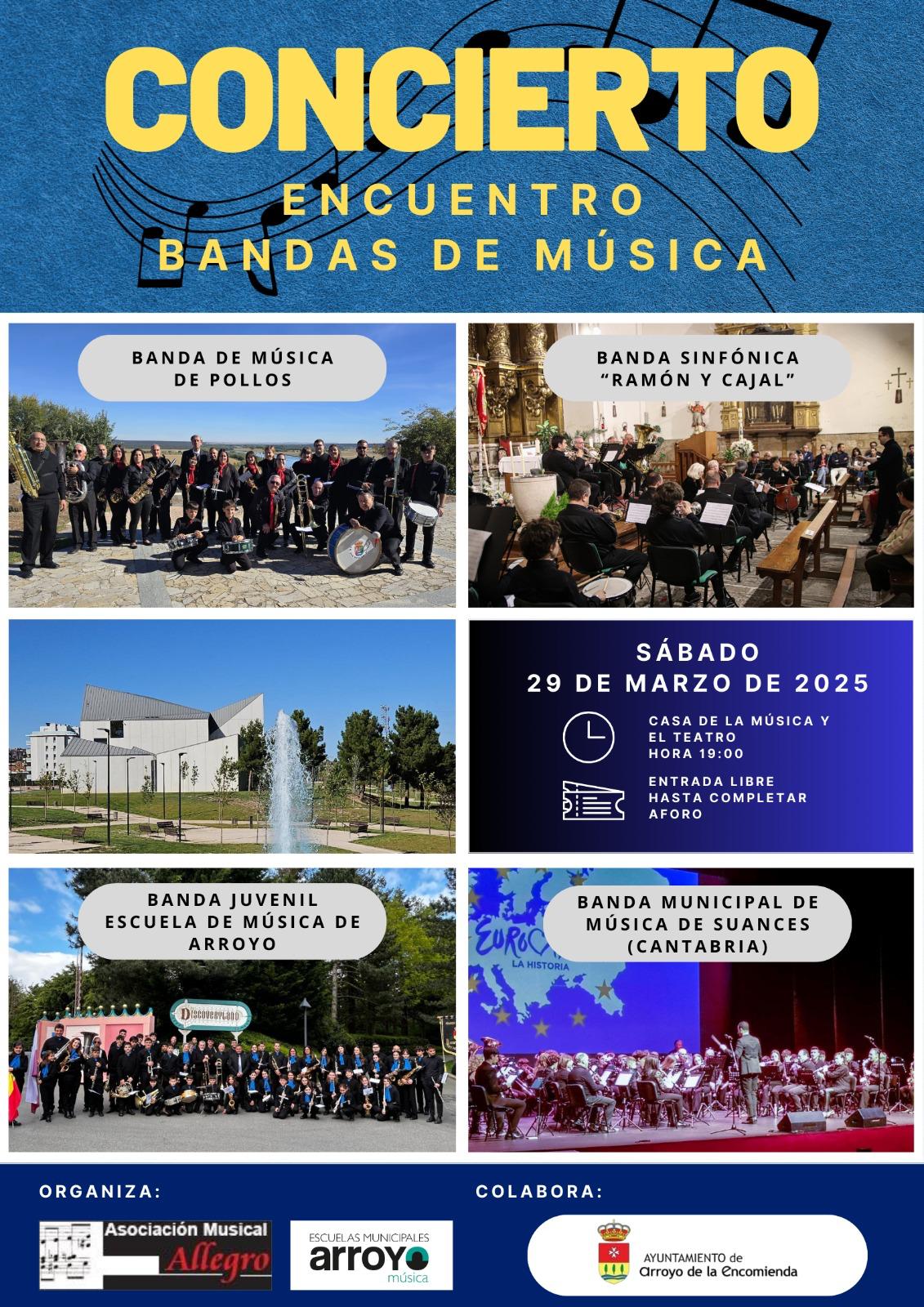 La Banda Municipal de Música de Suances ofrecerá el sábado un concierto en Arroyo de la Encomienda