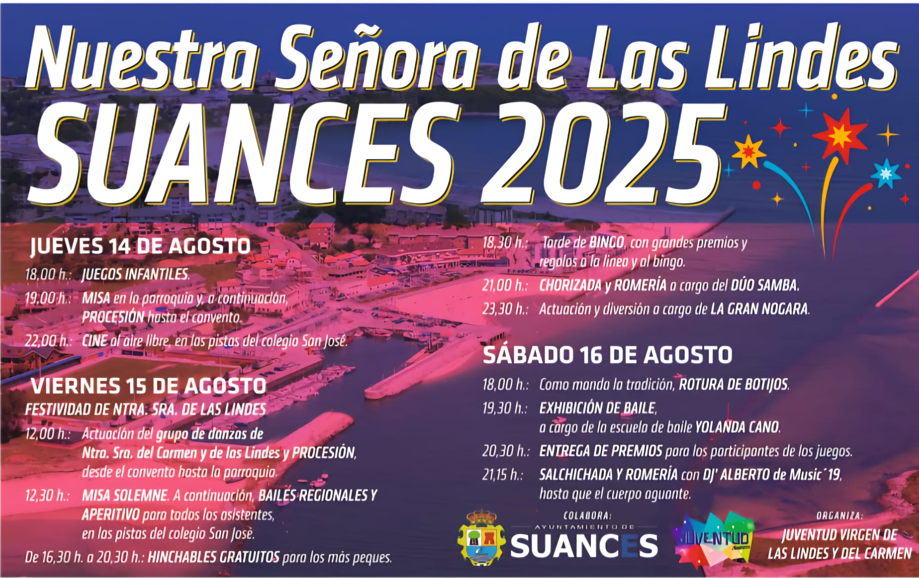 Suances celebra desde mañana jueves las fiestas de Nuestra Señora de Las Lindes 2025