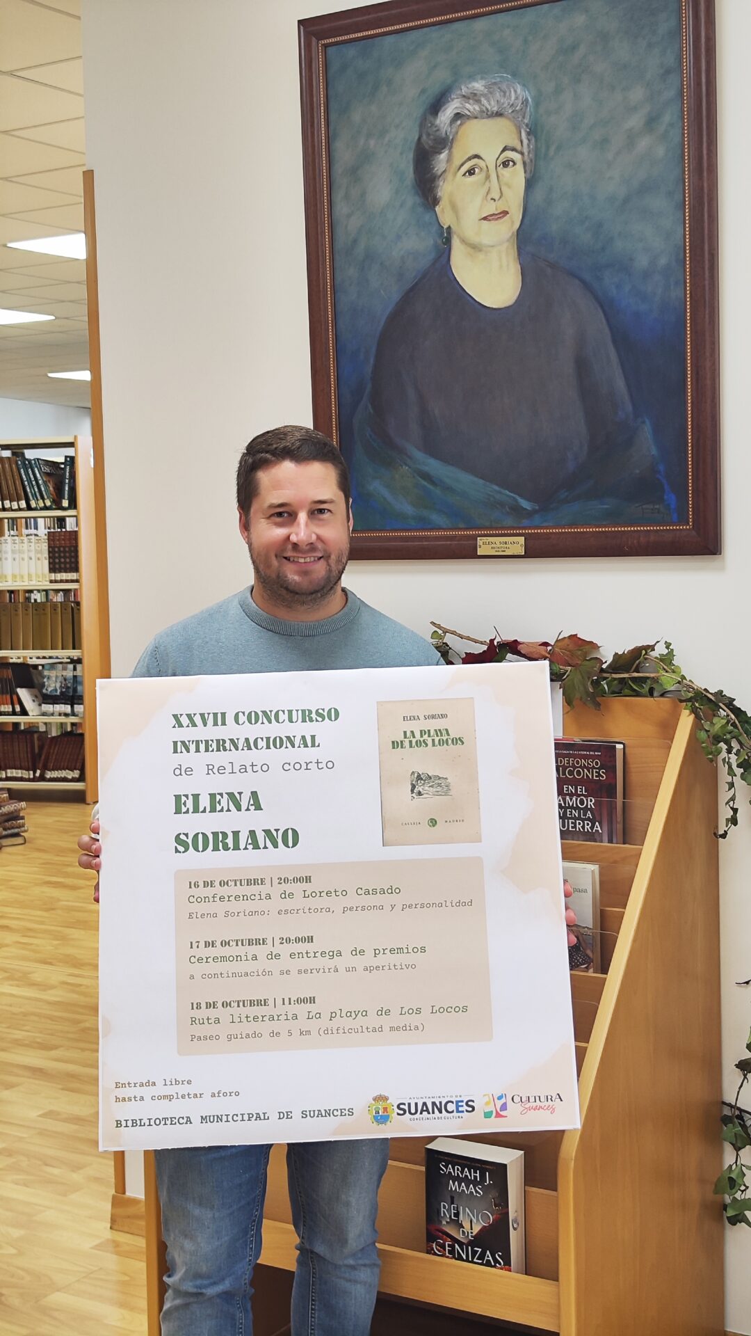 La Biblioteca municipal acogerá un programa especial de homenaje a la escritora Elena Soriano