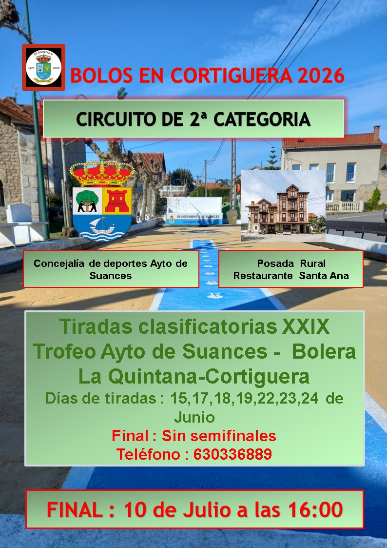 Cortiguera se convierte en referente de los bolos con tres importantes competiciones este verano