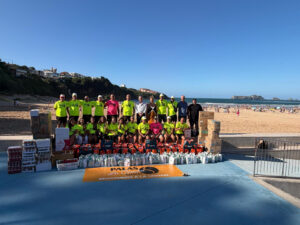 El Banco de Alimentos de Suances recibe la primera entrega solidaria del II Maratón de Palas La Concha de Suances