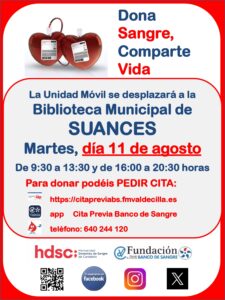 JORNADA DE DONACIÓN DE SANGRE 11 AGOSTO
