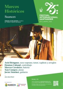 El Festival Internacional de Santander lleva a El Torco de Suances el diálogo entre Bach y el jazz de Ariel Brínguez
