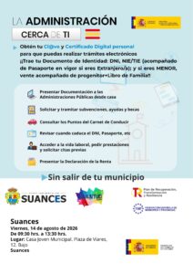 El Ayuntamiento de Suances acerca la administración electrónica a los jóvenes con una jornada para obtener Cl@ve y Certificado Digital