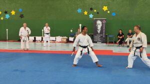 El pabellón de Hinojedo, escenario nuevamente de las tradicionales Jornadas Internacionales de Karate del Budo Club Paradiso