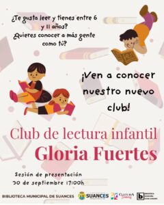 PRESENTACIÓN NUEVO CLUB DE LECTURA INFANTIL «GLORIA FUERTES»